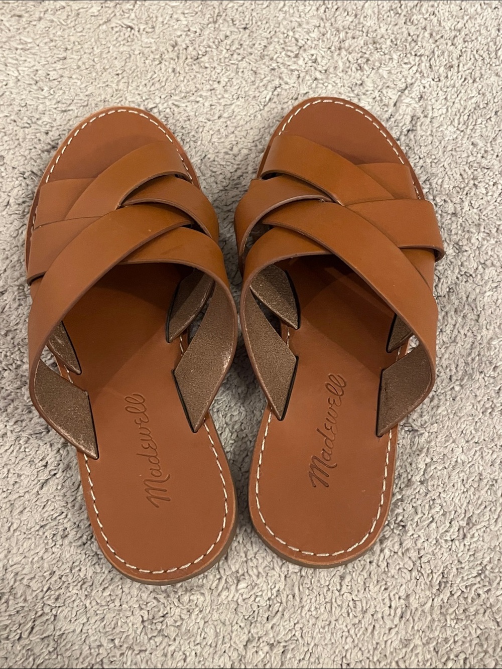 Madewell The Boardwalk Woven Slide Sandal